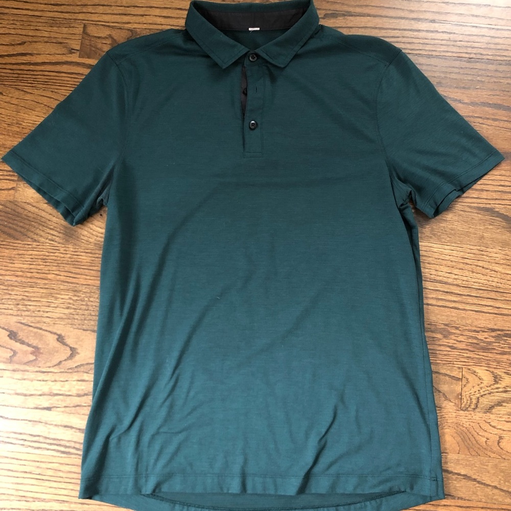 Lululemon Evolution Polo - MEDIUM - Dark Green